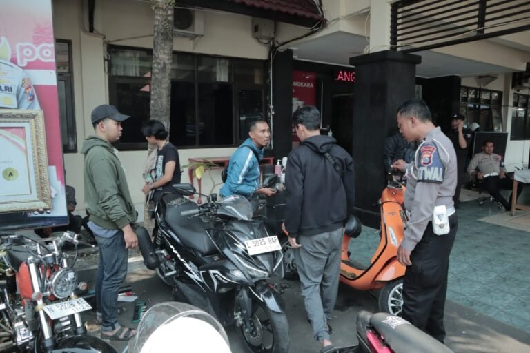 Polresta Malang Kota Mengembalikan Ratusan Motor Hasil Operasi Balap Liar dan Knalpot Brong ke Pemiliknya