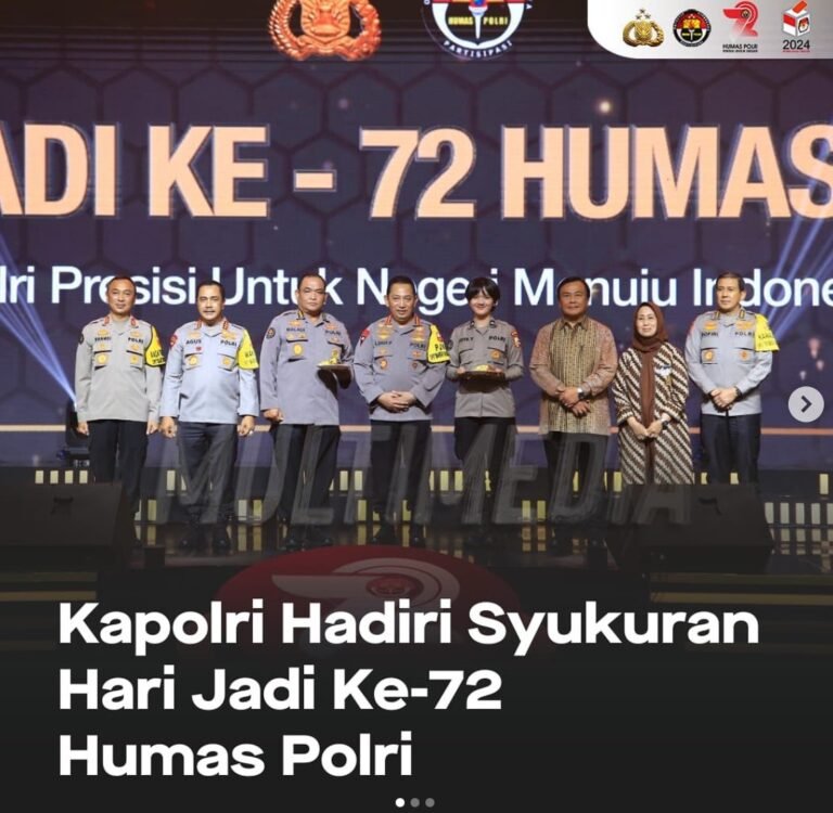 Kapolri Hadiri Syukuran Hari Jadi Ke-72 Humas Polri