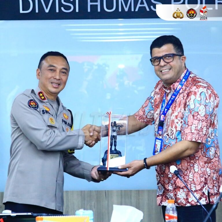 Divisi Humas Polri dan ATSI Deklarasikan Pemilu Damai