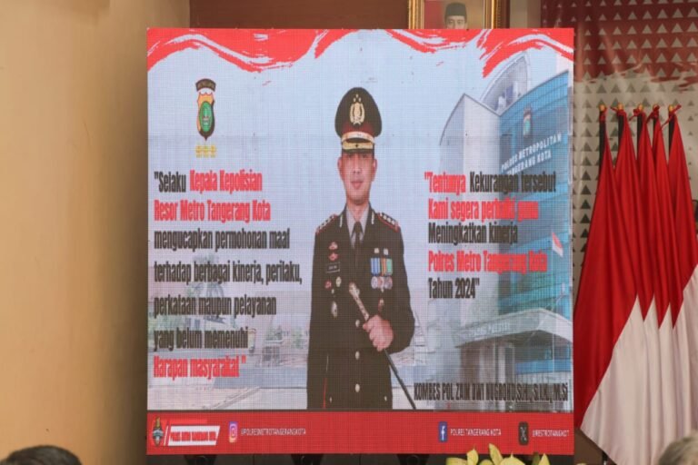 Berikut Berbagai Penghargaan Diterima Polres Metro Tangerang Kota di 2023