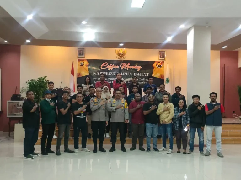 Disebut Peran Pers Strategis, Kapolda Papua Barat Ajak Wartawan Kawal Pemilu Aman-Damai
