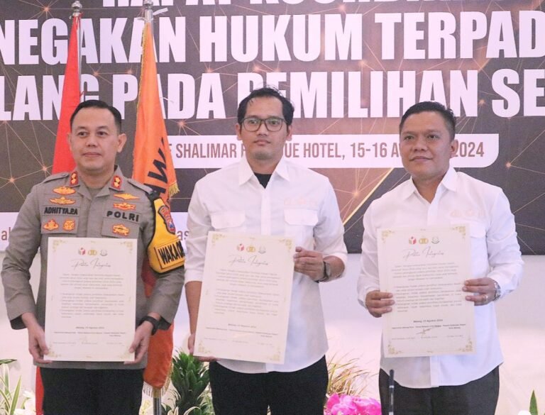 Polresta Malang Kota dan Bawaslu MoU Sentra Gakkumdu