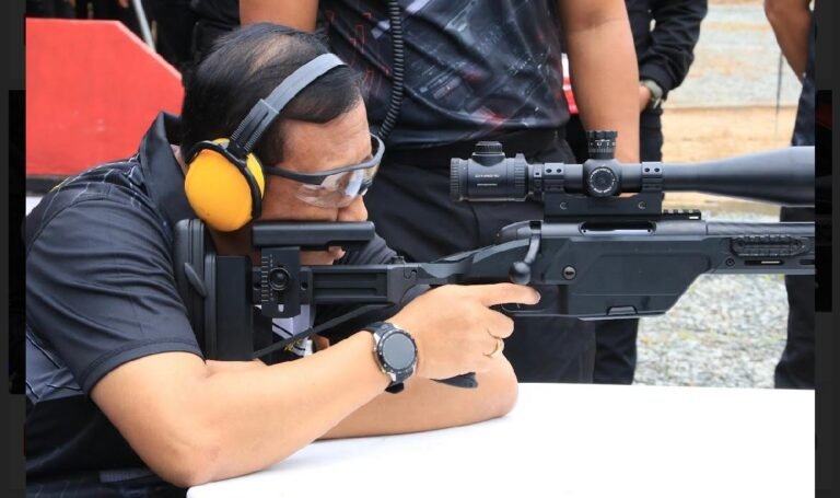 Lomba Menembak Memeriahkan HUT Brimob ke-79 di Polda Kalimantan Utara