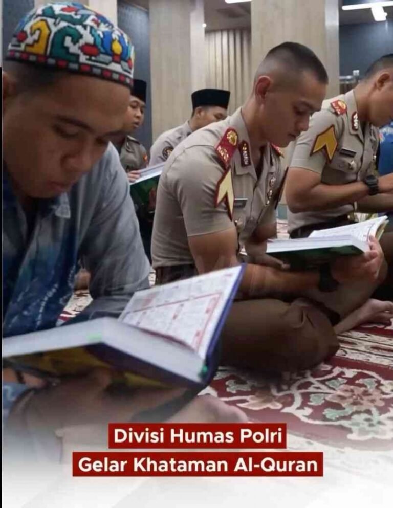 Divisi Humas Polri Gelar Dan 5 Taruan Akpol Gelar Khataman Al Qur’an Sebagai Momen Spiritual