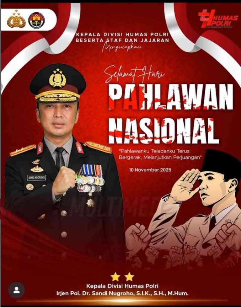 Kadiv Humas Polri : Semangat Kepahlawanan, Energi Membangun Indonesia Maju 10 November 2025  